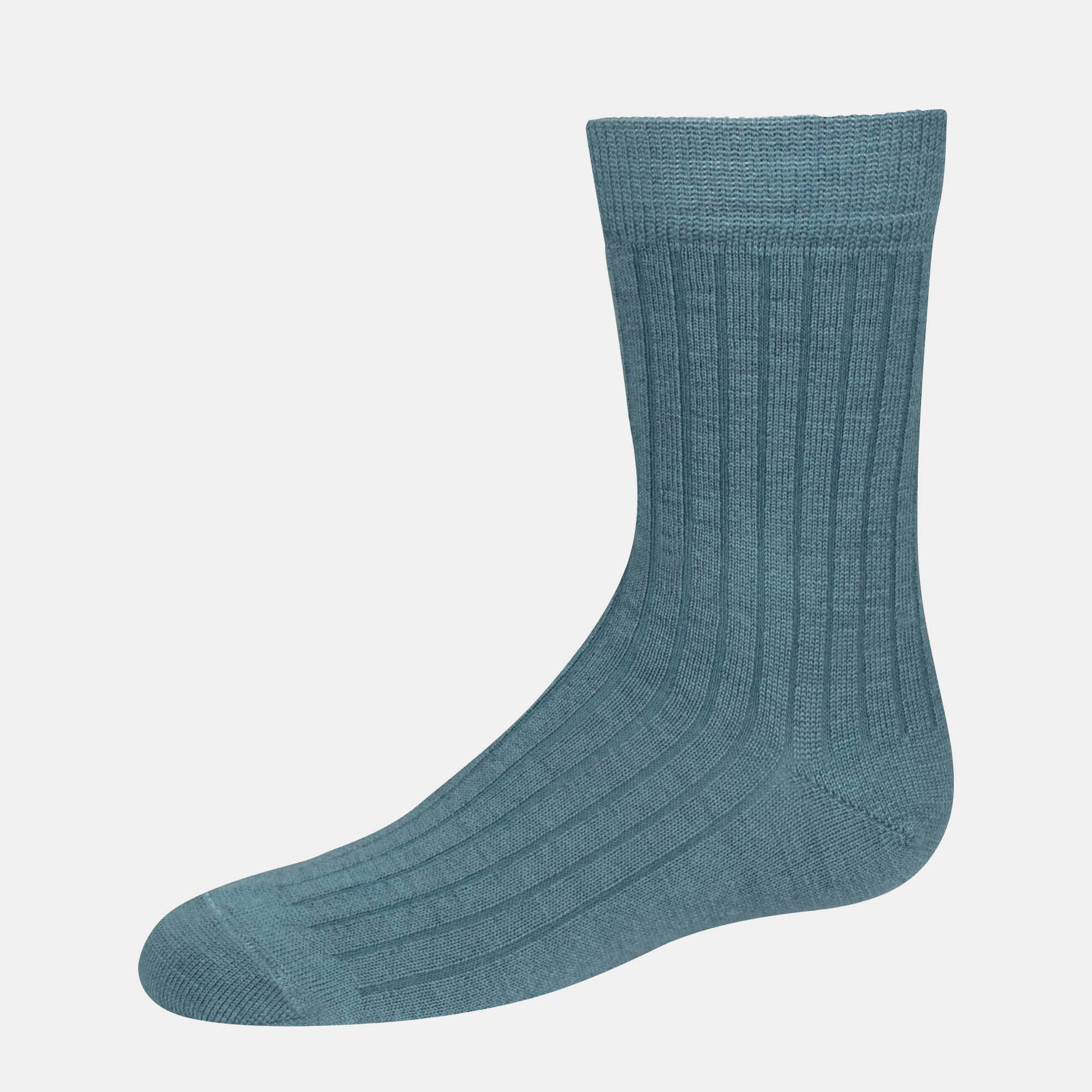 Wool Socks KidsJr, Shaddow Blue 1, hi-res